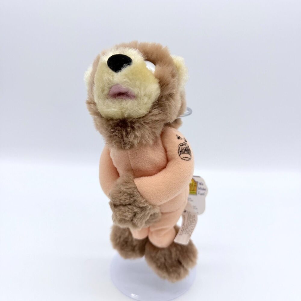 Meanie Bean Filled Plush Humorous "Bare Bear" - Series 2 with tag